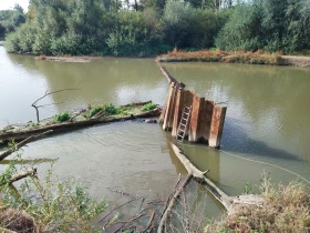 Buceadores en el río Odra